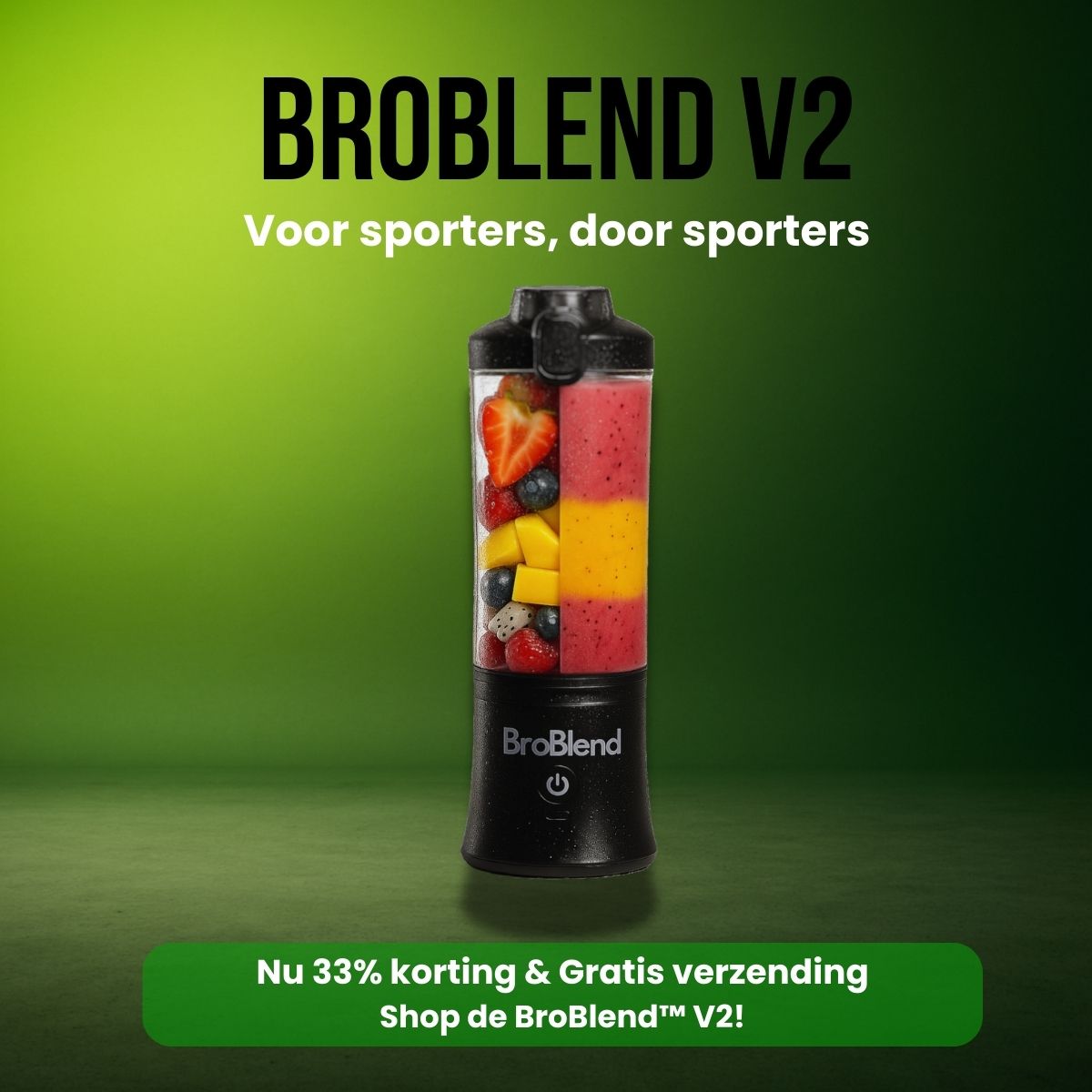 BroBlend V2™ – Gezonde maaltijden, altijd én overal
